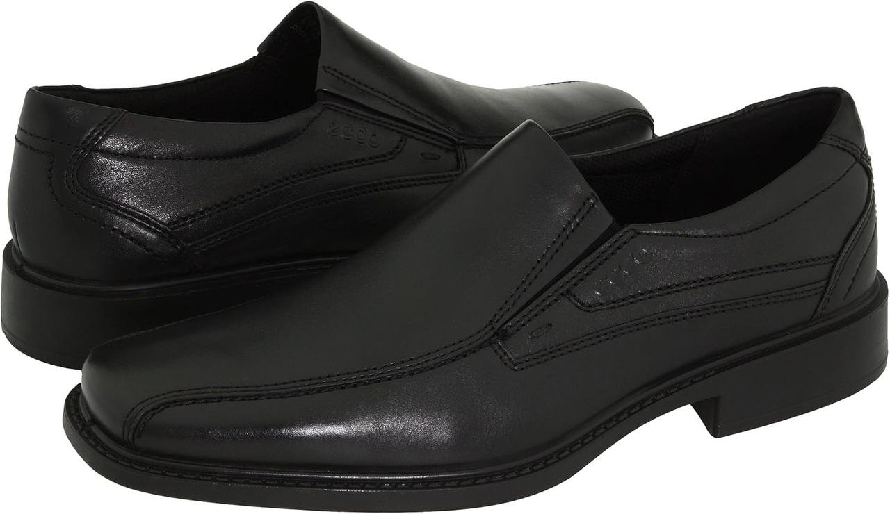 کفش اکو مردانه اصل مدل New Jersey Black Santiago